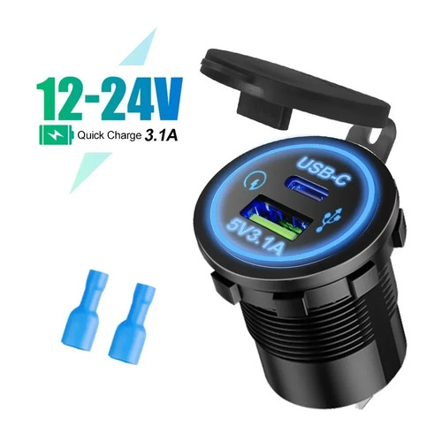 Presa usb accendisigari 12v - presa,