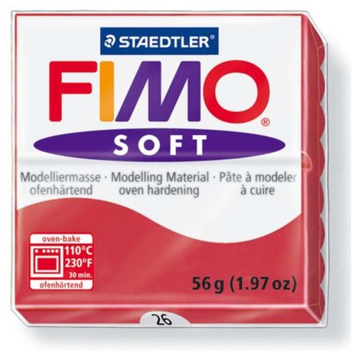 Panetto fimo soft ciliegia - panetto,