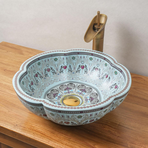 Lavandino con vaso - , in