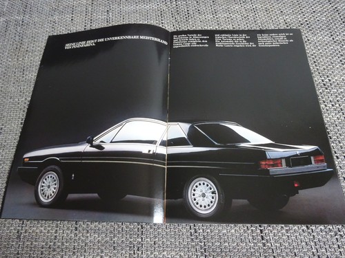 Lancia gamma coupé - coupé, depliant
