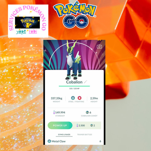 Pokémon cobalione - pokémon, go❀cobalione
