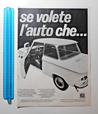 PUBBLICITÀ ADVERTISING WERBUNG ITALIAN CLIPPING 1969 NSU PRINZ 4 L 600 CC.