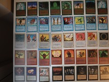 MAGIC MTG - LOT 40 CARDS  REVISED SET 2ed. ITA -  OLD SCHOOL  - VINTAGE