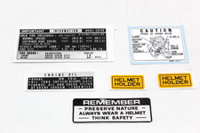 HONDA KIT ADESIVI AVVERTENZE