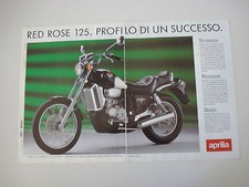 advertising Pubblicità 1990 MOTO APRILIA RED ROSE 125