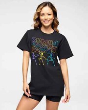 T-shirt girocollo unisex Zumba Halloween - nera ~ XS/S M/L XL/XXL ~ nuova!