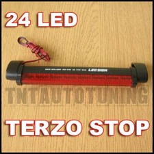 UNIVERSALE TERZO STOP FANALE POSTERIORE LUCE 24 LED ROSSO 12V