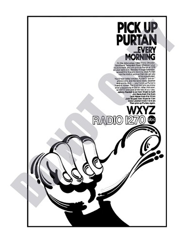1972 dick purtan wxyz radio - purtan,
