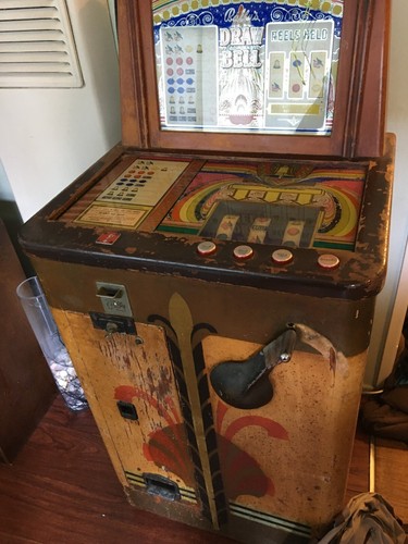 Antique cent slot - antique, machine