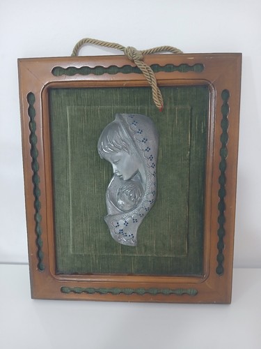 Quadro vintage madonna con - quadro,