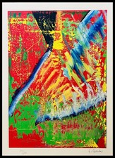 Gerhard Richter litografia COA