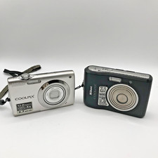 Nikon Coolpix S3000 12.0MP,  Nikon Coolpix L16 710MP Silver Black Digital Camera