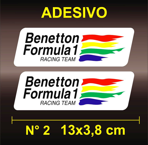 Adesivi sticker benetton - sticker, f1