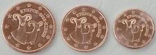 1+2+5 Euro Cent Monete