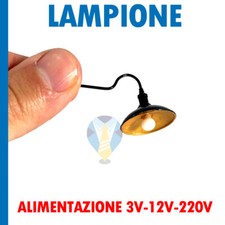 LAMPIONE LANTERNA PER PRESEPI PRESEPE DIORAMA MODELLISMO CON LED