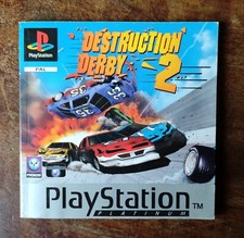 Manuale DESTRUCTION DERBY 2 SONY PLAYSTATION Platinum PS1 Leggere Descrizione 