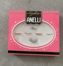 Set sei anelli bigiotteria