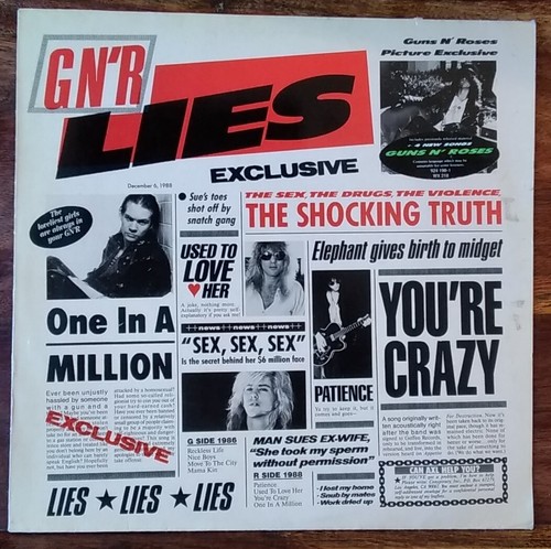 Guns roses lies lp prima - -, (prima
