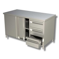Tavolo 180x60x85 acciaio inox