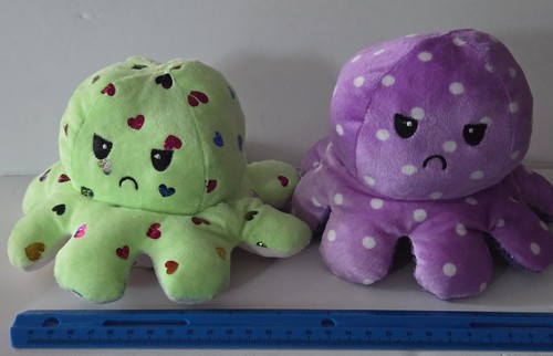 Peluche polpo reversibile - 2,