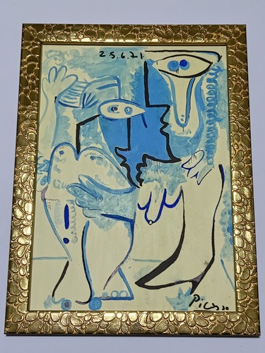 Pablo picasso olio legno - pablo, picasso,