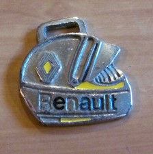 Ciondolo Portachiavi Vintage - Casco - Moto RENAULT - Sagomato e smaltato -RARO*