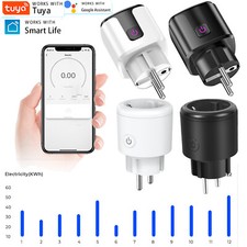 Presa Wi-Fi con Misurazione Energia WiFi Smart Plug Smart Life Alexa Google TUYA