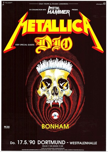 Poster concerto vintage 1990