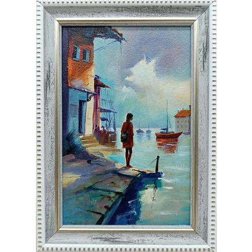 Dipinto olio originale venezia - olio,