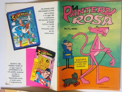 Pantera rosa 7 82 - rosa, n.7/'82