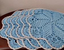 6pc Sottopiatti, Centrini  In