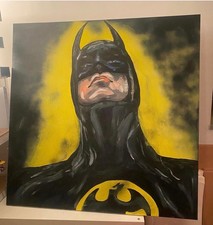 BATMAN QUADRO ACRILICO DIPINTO