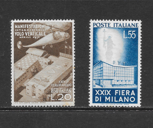 Italia scott 572 573 mnh - scott,