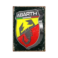 Insegna Targa Vintage Abarth