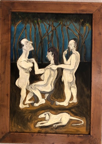 Vecchio disegno pastello - vecchio,