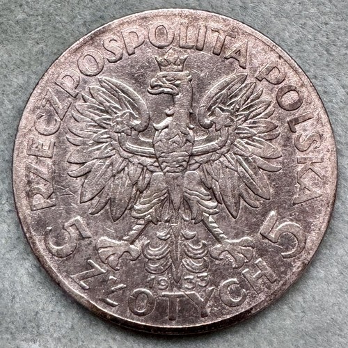Moneta argento polonia zloty - argento, 5