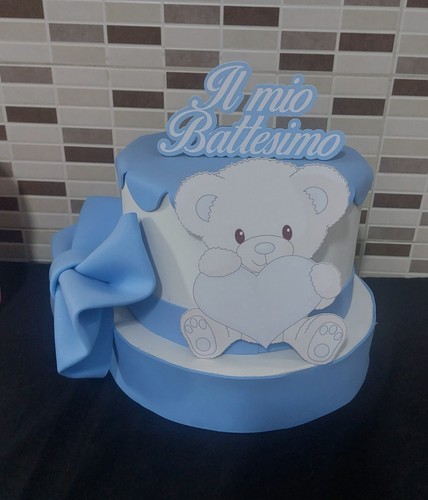 Torta scenografica battesimo - scenografica,
