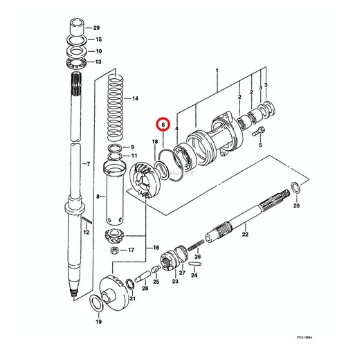 Ring piede evinrude johnson - o-ring,