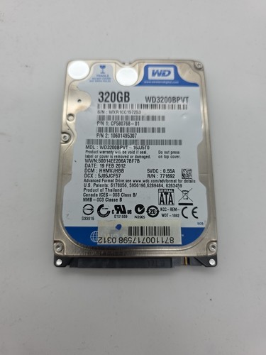 Hard disk 320gb sata 5 - hard, wd