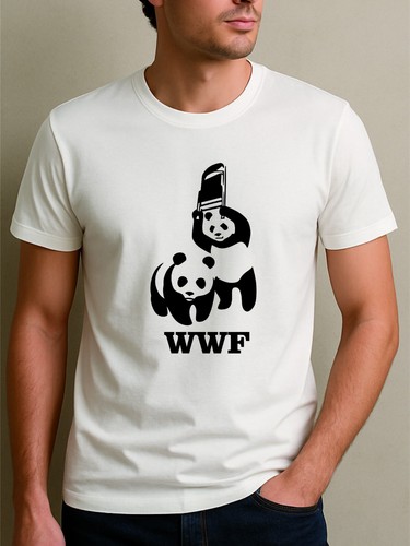 Shirt parodia logo - logo, panda