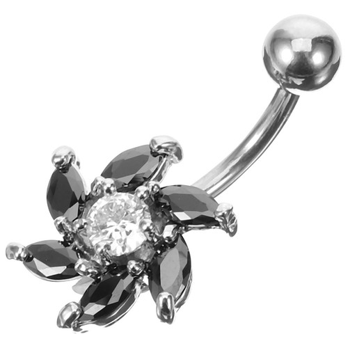 Anello per ombelico finto - ,