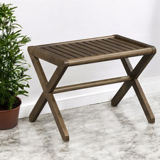 Antico Castagno Finito Sgabello IN Legno Bench