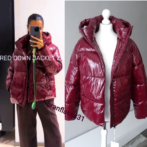 Zara maroon giacca - maroon,