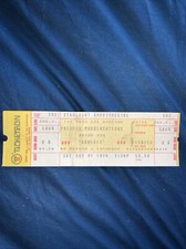 Genesis 5/1/1976 Burbank anfiteatro starlight biglietto inutilizzato
