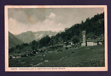 CHIALAMBERTO VONZO TORINO CARTOLINA PANORAMA SFONDO GHIACCIAI FP VG - LUIGI GAY