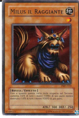 Carta milus il - yu-gi,