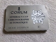 Libretto Istruzioni Corum Automatic Admiral’s Cup Chronograph - 10/03