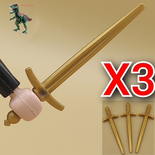 Playmobil spada oro - x3,