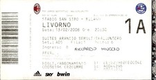 Biglietto stadio Milan vs