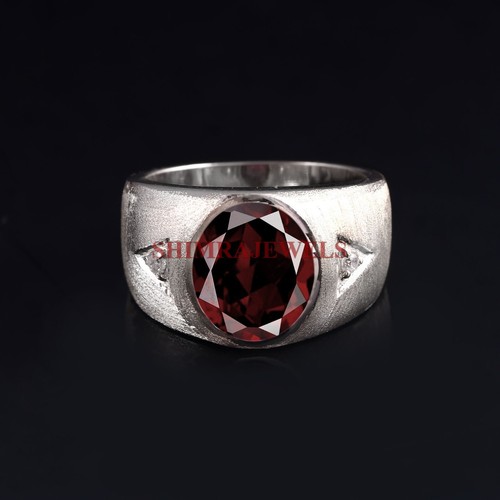 Naturale granato gemma con 14k - gemma,